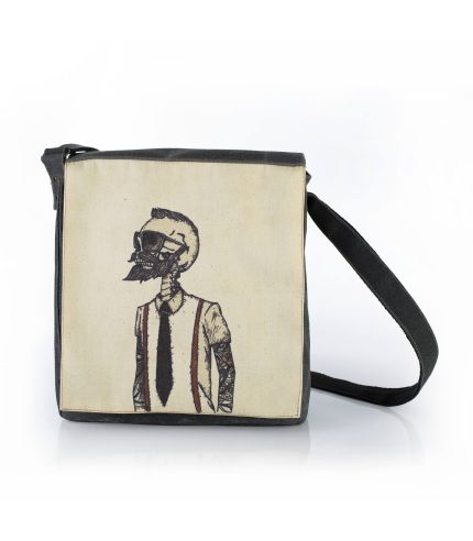 کیف برزنتی مشکی طرح Ink Man